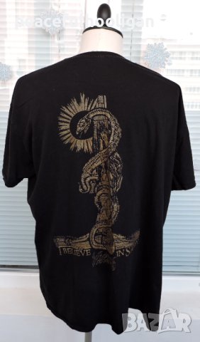 Behemoth T Shirt Messe Noire Band Logo Official Merch - мъжка метъл тениска  размер 2XL, снимка 5 - Тениски - 44117183