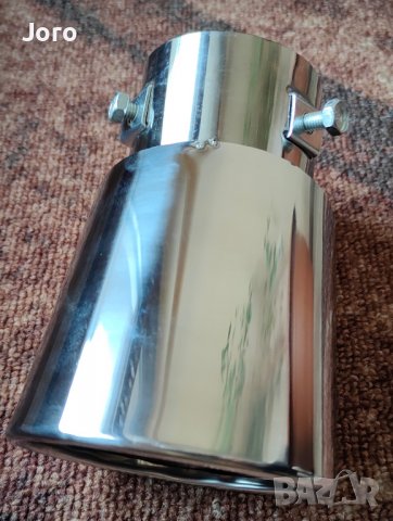 Хромиран накрайник ауспух, снимка 2 - Аксесоари и консумативи - 39334154