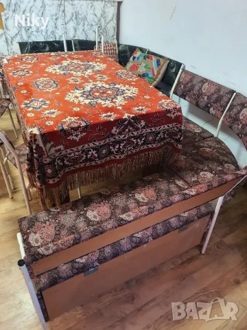 Голяма трапезна маса с кухненски ъгъл , снимка 1