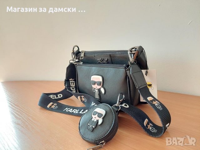 Karl Lagerfeld дамска лукс чанта Код 93, снимка 5 - Чанти - 38540338