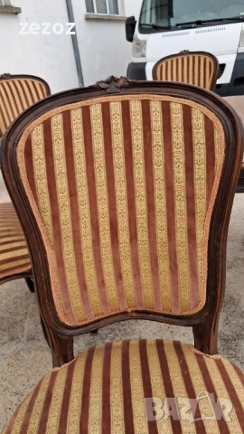 Комплект маса и шест стола масив, снимка 8 - Маси - 52340382