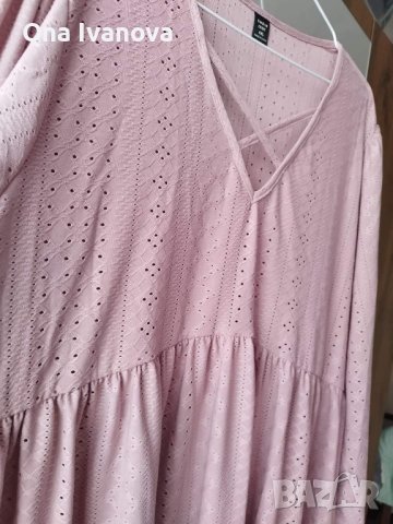 дамска розова рокля , снимка 4 - Рокли - 43347752