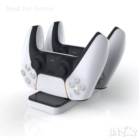 Докинг станция DOBE с две зарядни устройства за контролер PlayStation 5 , снимка 3 - Аксесоари - 53082078