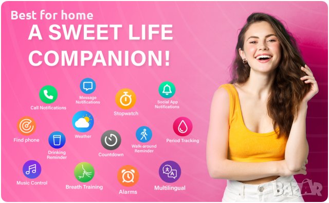 Смарт часовник OCTANDRA Move VeryFitPro- светло сив, снимка 7 - Смарт часовници - 40774450