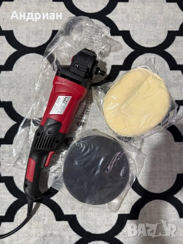 Индустриална полирмашина Raider Industrial RDI-PC05, 1300 W, 180 мм, снимка 3 - Полирмашини - 53493067