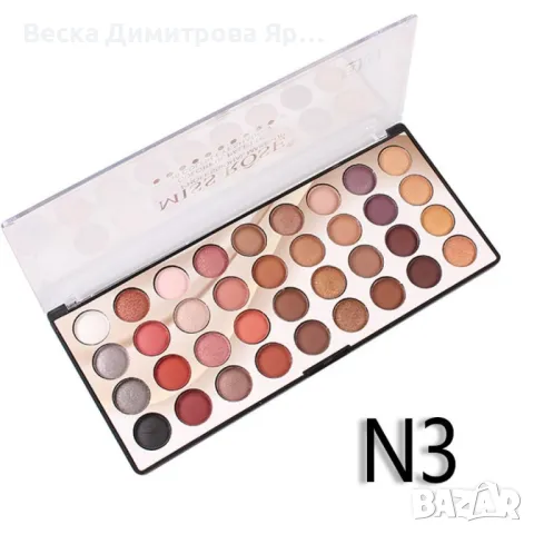 Цветни сенки за очи 3D MISS ROSE, снимка 11 - Декоративна козметика - 47700151