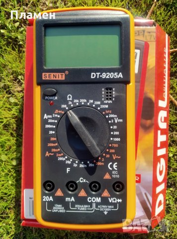 Цифров измервателен уред, мултиметър, мултицет DT9205A, снимка 3 - Други инструменти - 34786963