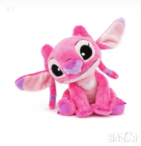 Плюшена играчка Ейнджъл Лило и Стич, плюшен розов Стич топ качество, снимка 4 - Плюшени играчки - 51349081