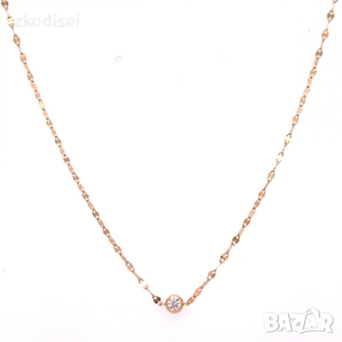 Златнo колие 1,25гр. 45,0см. 14кр. проба:585 модел:33730-4