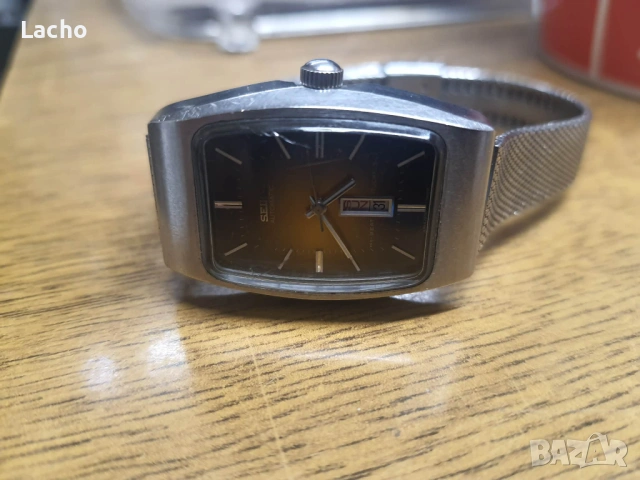 Seiko Automatic 2206-3090 Vintage Japan – оригинален fumé dial, снимка 3 - Дамски - 53528624