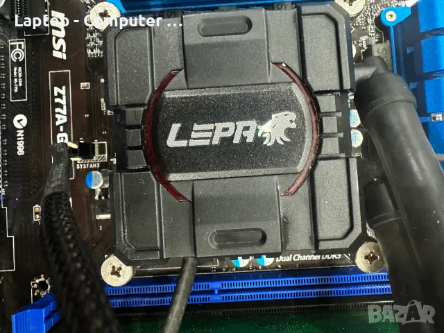 Дънна платка MSi Z77A-G43 + Процесор i5-3340 + 8GB Рам + Водно охлаждане, снимка 5 - Дънни платки - 47856687
