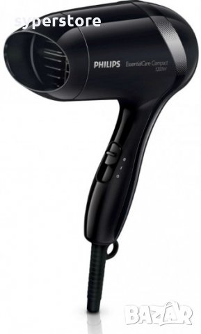 Сешоар Philips Essential Care 1200W BHD001/00 Ръчен Сешоар Compact Hairdryer