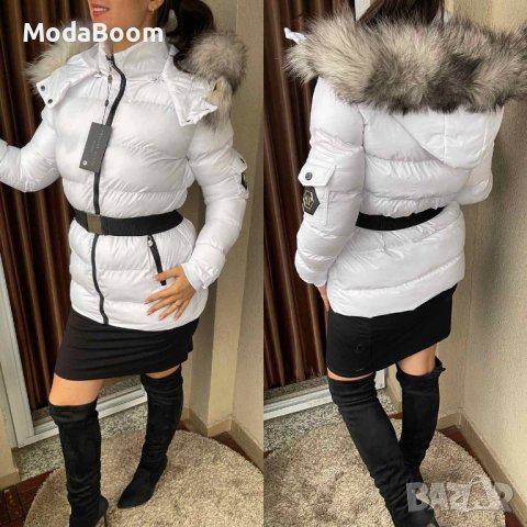 🤩Moncler маркови дамски стилни червени, бели и черни зимни якета Монклер🤩, снимка 3 - Якета - 43178616