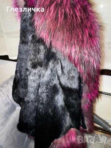 Уникално кожухче от естествен косъм , снимка 2 - Палта, манта - 53328971