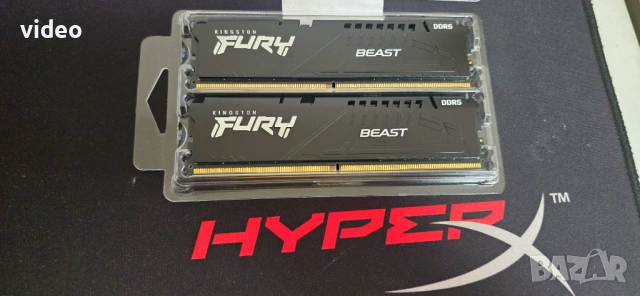 64GB (2x32GB) DDR5 Kingston FURY Beast 5600MHz CL40 – В ГАРАНЦИЯ, снимка 3 - RAM памет - 53570697