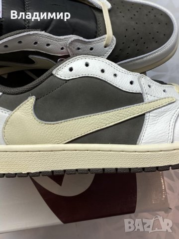 Jordan 1 Retro Low Travis Scott Reverse Mocha Мъжки/Дамски Кецове, снимка 6 - Кецове - 37537347