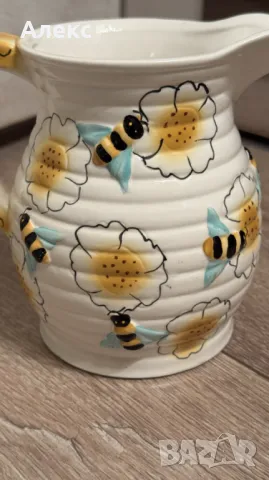 Винтидж Френска кана за мед– Ръчна, 760мл., снимка 3 - Аксесоари за кухня - 49046629