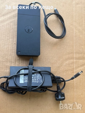 Оригинална Докинг станция Dell WD19 (K20A)със 130W/180W захранване и USB-C кабел