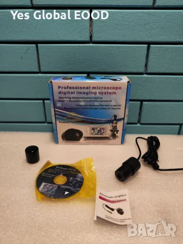 Дигитален USB Окуляр за Микроскоп – Камера за Научни Цели, снимка 1