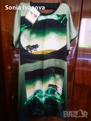 Красива рокля "Земя", снимка 3 - Рокли - 33331611