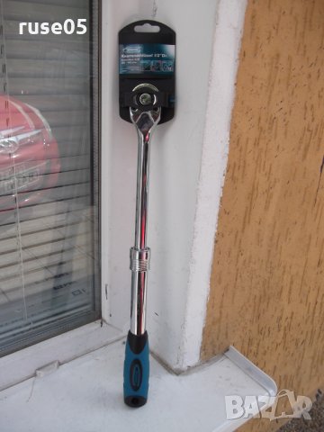 Тресчотка телескопична *GROSS 1/2"* хромирана нова, снимка 5 - Други инструменти - 28981664