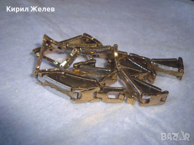 КРАСИВ МОДЕН СТОМАНЕН АРТ ЛАНЕЦ с ЖЪЛТА и БЯЛА ПОЗЛАТА 28013, снимка 6 - Колиета, медальони, синджири - 37065256