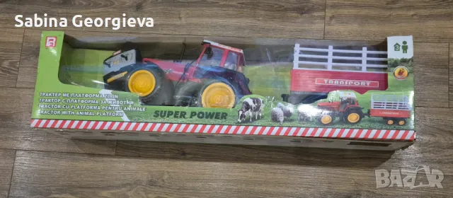 Детски трактор и автовоз, снимка 1