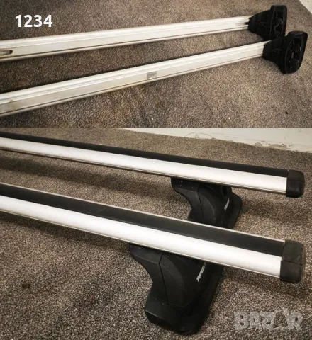 Алуминиев багажник напречни греди THULE за Opel Adam 2013-2019г., снимка 3 - Аксесоари и консумативи - 50114942