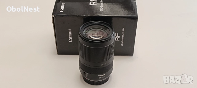Обектив Canon RF 24-240mm f/4-6.3 IS USM | Като нов | Само тестван, снимка 2 - Обективи и филтри - 52562996