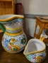 Уникален ръчно рисуван комплект керамика , снимка 12