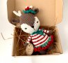 Плетени играчки, коледни еленчета, играчки за деца, коледен подарък за дете, ръчна изработка, снимка 7