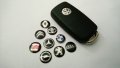 Емблема лого стикер за ключ за VW, AUDI, SEAT, MERCEDES, BMW, OPEL, TOYOTA, RENAULT,PEUGEOT, CITROEN, снимка 1 - Аксесоари и консумативи - 25805255