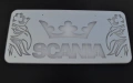 Огледална табела пано 70 x 38 cm за  SCANIA надпис + корона 24V, снимка 2
