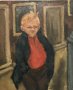 картина, Гаврош, масло, антика, момче, art, маслени бои, изкуство , снимка 2