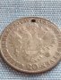 Сребърна монета 20 кройцера 1835г. Франц първи Прага Австрийска империя 13711, снимка 9