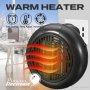 Духалка 900W, Мини вентилаторна печка , черна, снимка 3