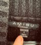 Пуловери AMISU, по 10 лв - черен S и сив XS. Букле, Кройка свободна, с удължена задна част, снимка 3