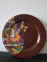 Ръчно рисувана декоративна чиния "Китара", снимка 1