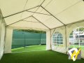 Професионална шатра 4х10м, огнеустойчив PVC брезент 550гр/м2, снимка 3