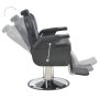 Фризьорски стол, черен, 72x68x98 см, изкуствена кожа, снимка 7