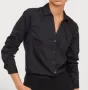 Елегантна черна риза с дълъг ръкав, H&M, снимка 3