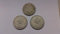 3 броя сребърни монети от 50 стотинки 1891 и 1913 година, снимка 2