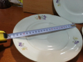 Стар български порцелан чинии плитки , снимка 4
