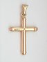 Дамски златен кръст 14 К , снимка 6