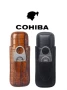 Cohiba кожен калъф за 2 пури със ножичка, снимка 5