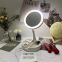 Настолно козметично огледало с LED осветление, снимка 1 - Декоративна козметика - 44885181