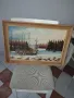 картина със зимен пейзаш, снимка 2