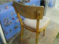 Стар български тапициран стол - много здрав, снимка 8