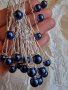 Фуркети перла в тъмно синьо , снимка 1 - Аксесоари за коса - 38017034
