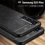 Samsung Galaxy S23 FE / S23 Ultra / S23+ / S23 / Лукс кейс калъф гръб кожена шарка, снимка 2